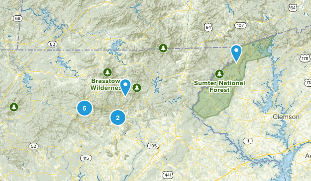 North Georgia trails Map