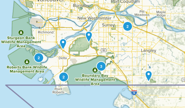 surrey/deltA Map