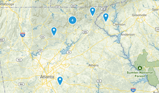 Hiking Wish List Map
