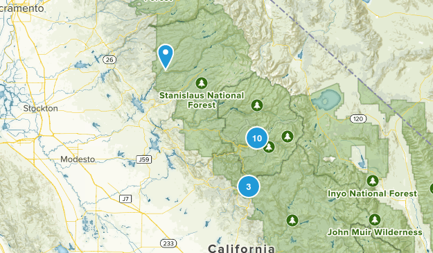 Yosemite Map
