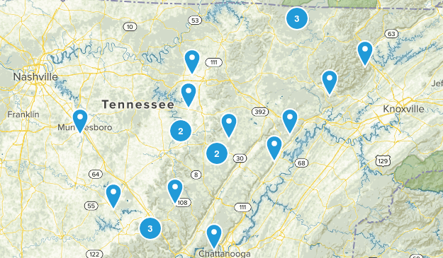 Tennessee trip Map