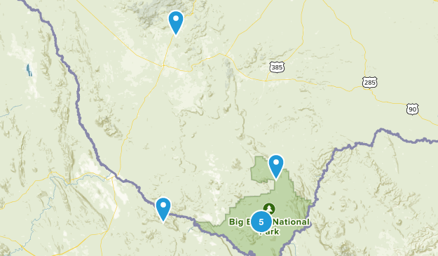 W Texas Map