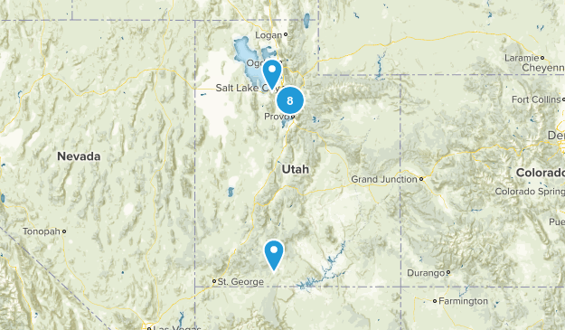 snowshoeing Map