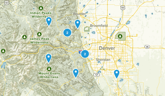 SnowShoe Denver Map