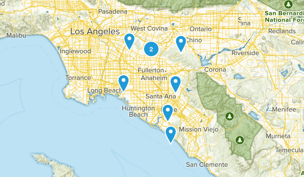 Hikes to go to Map