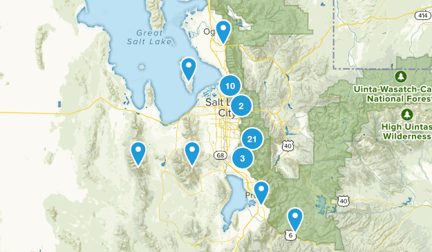 Want to hike Map