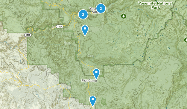 Yosemite's Must do Map