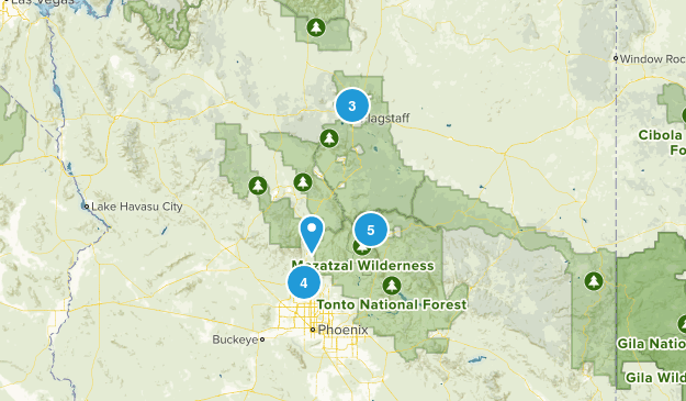 Family Hikes Map