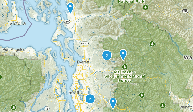 Hikes in 2016 Map