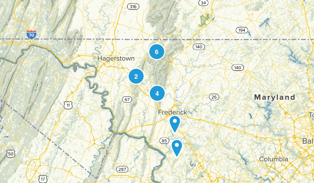 Frederick, MD Map