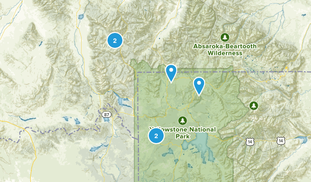Yellowstone Map