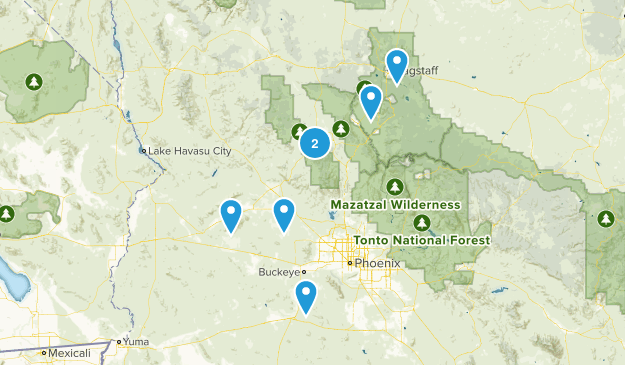 To hike Map