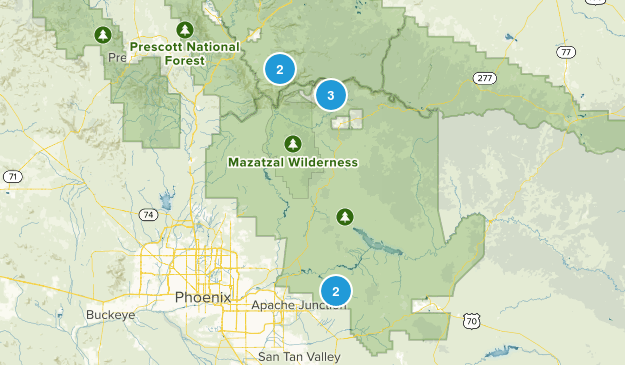 as hikes Map