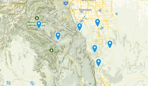 Hikes Close By CR Map