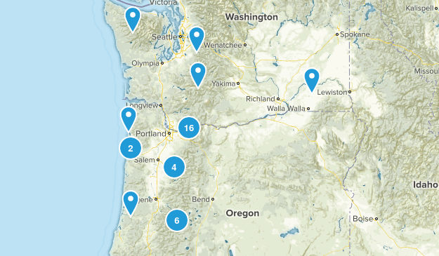 Jeanie & Brians's Hikes Map