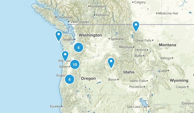 Hiking Spots Map