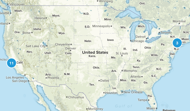 short hikes Map