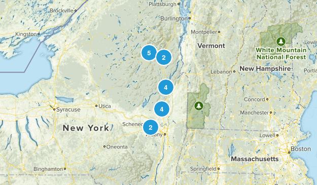 trails to visit Map