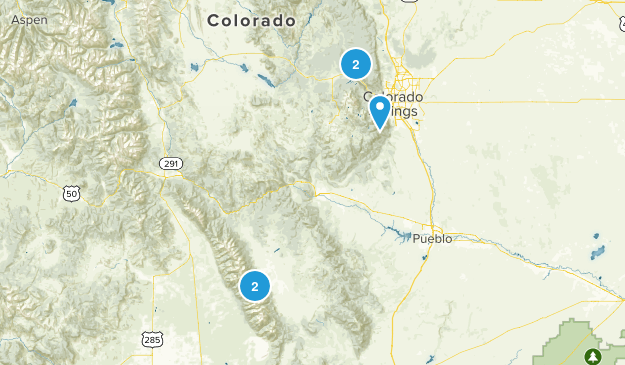 snowshoe hikes Map