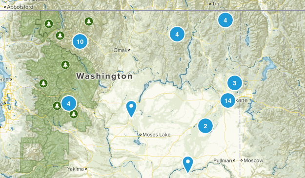 WA trails Map