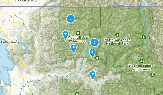 to hike list Map