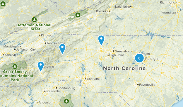 Hike Wish List Map