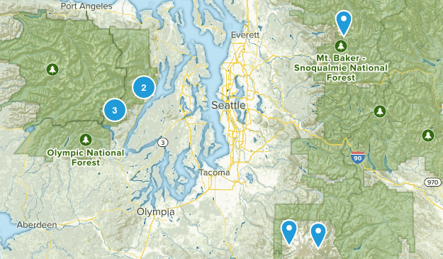 Washington Trails Map