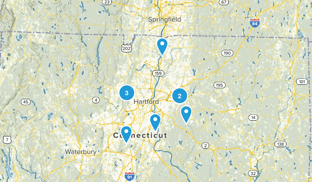 CT Hikes Map