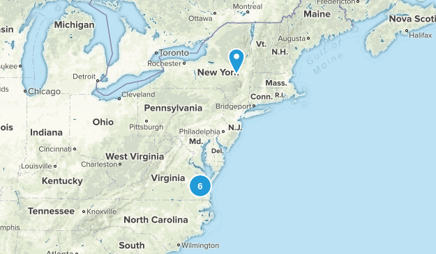 Trails to do list Map