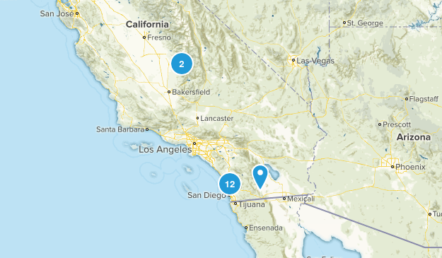 easy SD trails Map