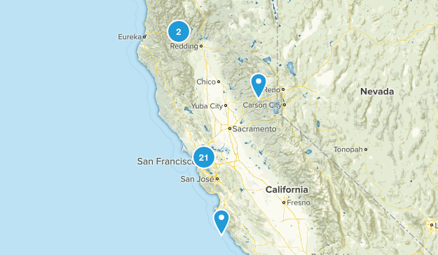 Half Dome Training Map