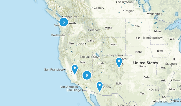 Bucket List Trails Map
