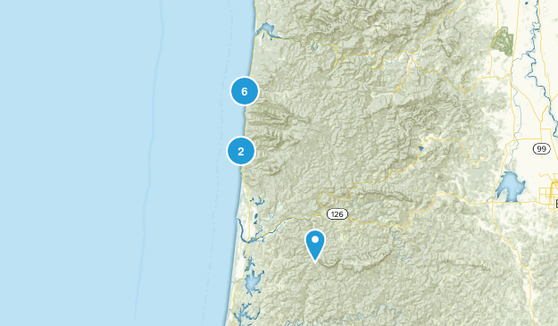 Yachats Map