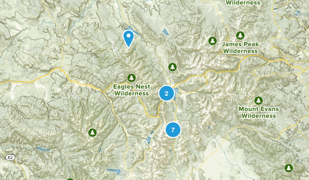 Summer hikes to do Map