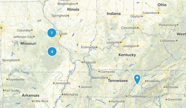 want to hike Map