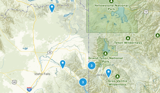 possible hikes Map