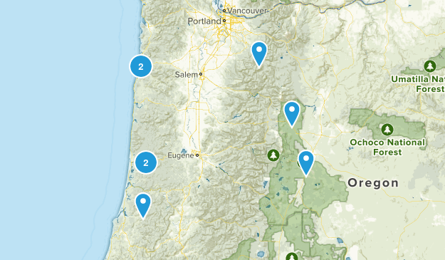 Waterfall list Map