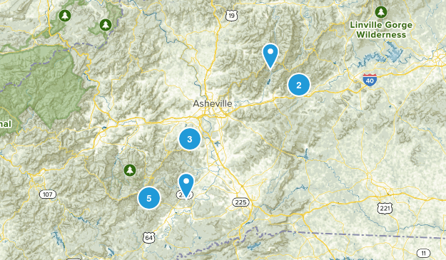 asheville Map
