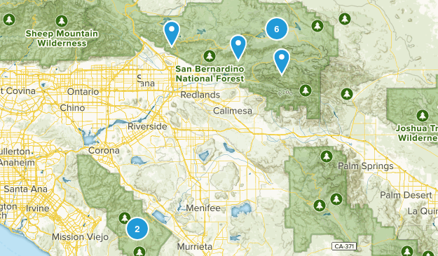 2016 Hike Goals Map