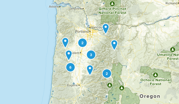 ExplOregon mama hikes Map