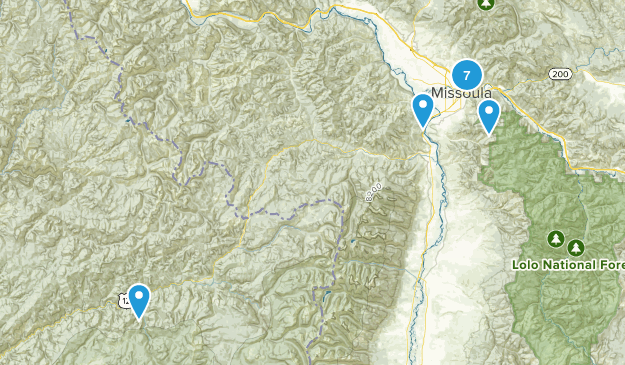 To hike Map