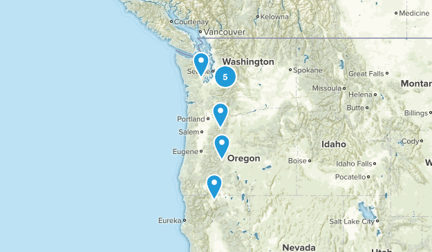 backpacking hikes Map