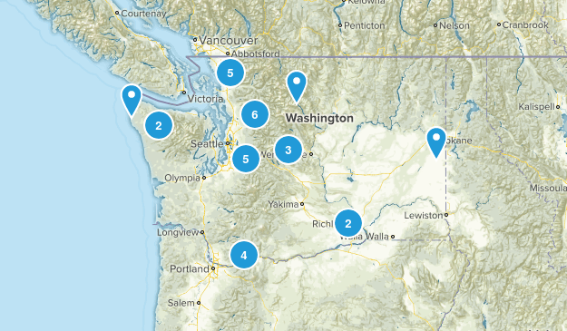 Completed Hikes Map