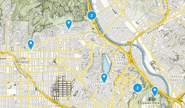 City Hikes Map