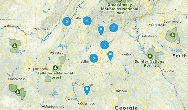 Future Hikes Map