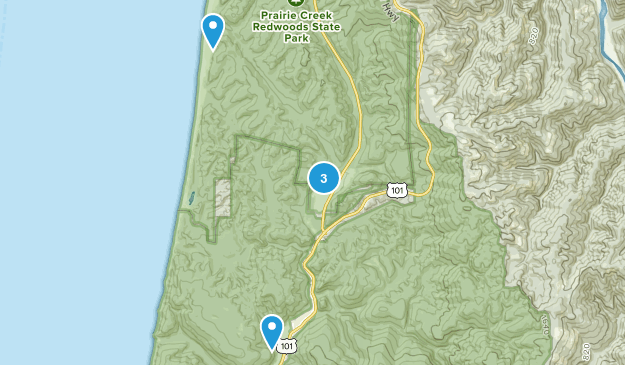 Redwoods Map