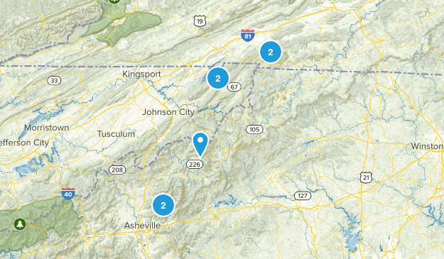 Kingsport Trip Map