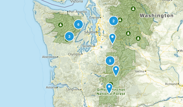 Hikes to do Map