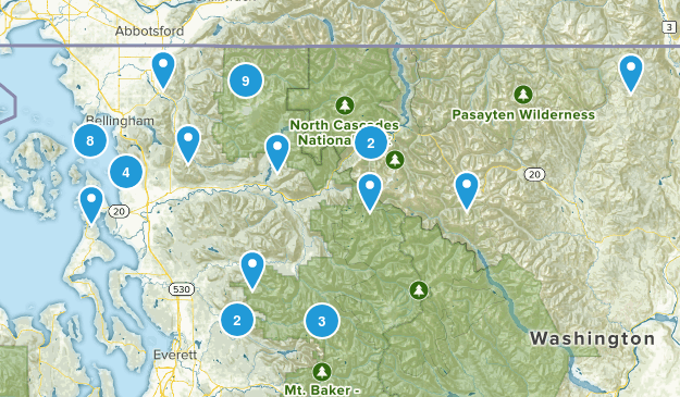 North WA (Bellingham) Map