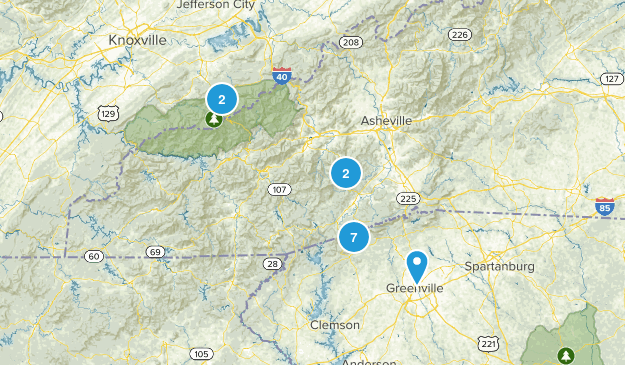 want to hike Map